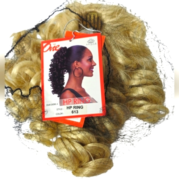 *H25903 Sepia Curly Blonde Ponytail - Picture 2 of 11